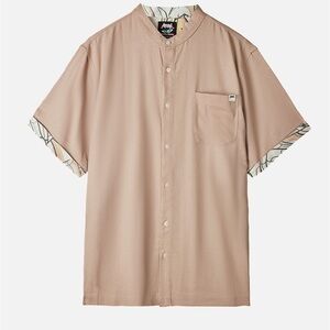 TANGO HOTEL ABSTRK LINEN SHIRT